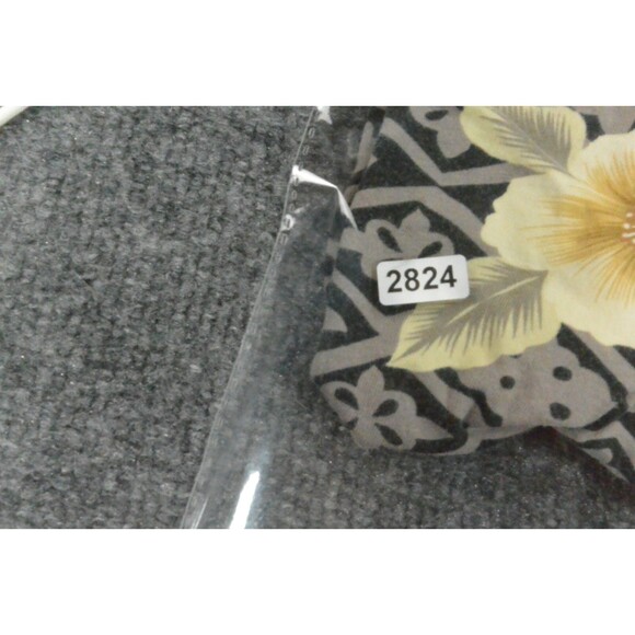 Vintage Bamboo Kay Shirt Mens Large Brown Floral‎ Polo - Picture 9 of 9